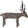 imageCreative CoOp 8quot Handmade Wool Felt and Wire Reindeer Grey