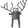 imageCreative CoOp 8quot Handmade Wool Felt and Wire Reindeer Grey
