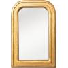 imageCreative CoOp Antique Mango Wood Oval Wall Mirror Gold
