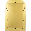 imageCreative CoOp Antique Mango Wood Oval Wall Mirror Gold