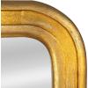 imageCreative CoOp Antique Mango Wood Oval Wall Mirror Gold