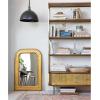 imageCreative CoOp Antique Mango Wood Oval Wall Mirror Gold