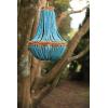 imageCreative CoOp Blue ampamp Red Wood Beaded Chandelier with Yellow Accents