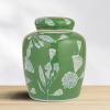 imageCreative CoOp Decorative Ceramic Ginger Jar with Lid for Spaces GreenGreen