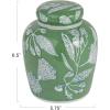 imageCreative CoOp Decorative Ceramic Ginger Jar with Lid for Spaces GreenGreen