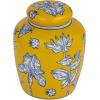 imageCreative CoOp Decorative Ceramic Ginger Jar with Lid for Spaces GreenYellow