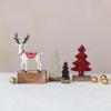 imageCreative CoOp Decorative Stoneware Reindeer White Red and Black
