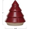 imageCreative CoOp Decorative Unglazed Stoneware Tree Red