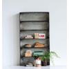 imageCreative CoOp Distressed Grey Metal 6 Tier Wall Shelf