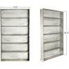 imageCreative CoOp Distressed Grey Metal 6 Tier Wall Shelf
