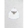 imageCreative CoOp Enameled Metal Bee Brave Wall Art and Dcor 10quot L x 0quot W x 10quot H Multicolor