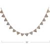 imageCreative CoOp HandWoven Cotton Crocheted Pennant Garland Multicolor