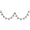 imageCreative CoOp HandWoven Cotton Crocheted Pennant Garland Multicolor