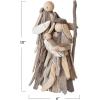 imageCreative CoOp Handmade Driftwood Holy Family Decor Natural