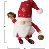 imageCreative CoOp Handmade Wool Felt Santa Gnome with Embroidery Multicolor