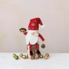 imageCreative CoOp Handmade Wool Felt Santa Gnome with Embroidery Multicolor