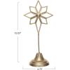 imageCreative CoOp Metal Star Decor on Stand Gold