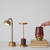 imageCreative CoOp Metal and Mango Wood LED Table Lamp with Touch Sensor in Antique Brass Finish Gold
