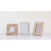 imageCreative CoOp Mother of Pearl Holds 5quot x 7quot Picture Frames and Photo Holders White