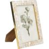 imageCreative CoOp Mother of Pearl Holds 5quot x 7quot Picture Frames and Photo Holders White