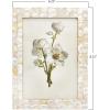 imageCreative CoOp Mother of Pearl Holds 5quot x 7quot Picture Frames and Photo Holders White