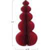 imageCreative CoOp Paper Folding Honeycomb Tree Red
