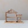 imageCreative CoOp Pine Wood Nativity Creche Natural