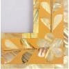 imageCreative CoOp Reclaimed Wood and Mother of Pearl Photo Frame with Floral Design Multicolor