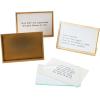 imageCreative CoOp Set of 3 6quot L x 4quot H Metal ampamp Glass Framed Saying 3 Styles
