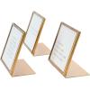 imageCreative CoOp Set of 3 6quot L x 4quot H Metal ampamp Glass Framed Saying 3 Styles