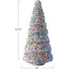 imageCreative CoOp Tall Glass Tree Decor with Sequins Multicolor