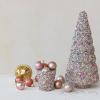 imageCreative CoOp Tall Glass Tree Decor with Sequins Multicolor