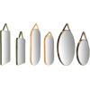 imageCreative CoOp Various Velvet Edged Wall Mirrors Multicolor Set of 6