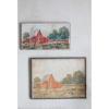imageCreative CoOp Wood Framed Barn Painting Canvas Wall Decor Multicolor