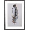 imageCreative CoOp Wood Framed Wall Dcor with Feathers Multicolor Set of 2