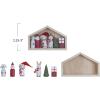 imageCreative CoOp Wood Holiday Icons in House Multicolor Set of 8