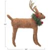imageCreative CoOp Wool Felt Deer with Wreath Multicolor