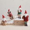 imageCreative CoOp Wool Felt Skiing Mouse with Winter Coat and Scarf Multicolor