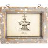 imageDecorative Wood Ladder with 6 Hanging Photo Frames