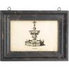 imageDecorative Wood Ladder with 6 Hanging Photo Frames