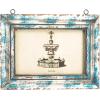 imageDecorative Wood Ladder with 6 Hanging Photo Frames
