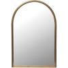 imageCreative CoOp Arched Metal Framed Wall Mirror Gold