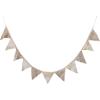 imageCreative CoOp Cotton Kantha Vintage Sari Fabric Pennant Garland Multicolor