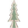 imageCreative CoOp Decorative Unglazed Stoneware Tree Decor with Reactive Glaze Green