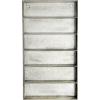 imageCreative CoOp Distressed Grey Metal 6 Tier Wall Shelf