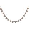 imageCreative CoOp HandWoven Cotton Crocheted Pennant Garland Multicolor