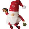 imageCreative CoOp Handmade Wool Felt Santa Gnome with Embroidery Multicolor