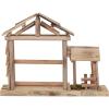 imageCreative CoOp Pine Wood Nativity Creche Natural