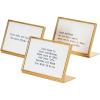 imageCreative CoOp Set of 3 6quot L x 4quot H Metal ampamp Glass Framed Saying 3 Styles