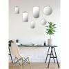 imageCreative CoOp Various Velvet Edged Wall Mirrors Multicolor Set of 6